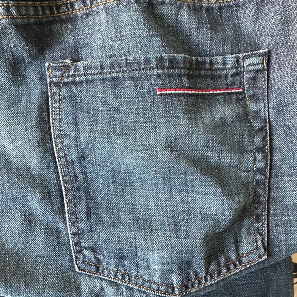 Naem Denim Co Brad Regular Straight Jeans 38x29 Dark Wash Casual Men's - Picture 11 of 12